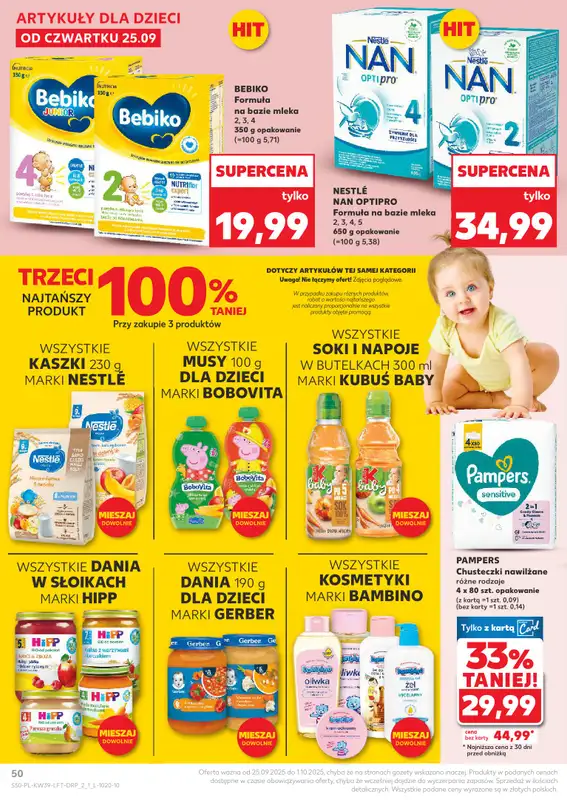 Kaufland - gazetka promocyjna Oferta Kaufland od czwartku 25.09 do środy 01.10 - strona 50