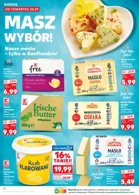 Kaufland - gazetka promocyjna Oferta Kaufland od czwartku 25.09 do środy 01.10 - strona 32