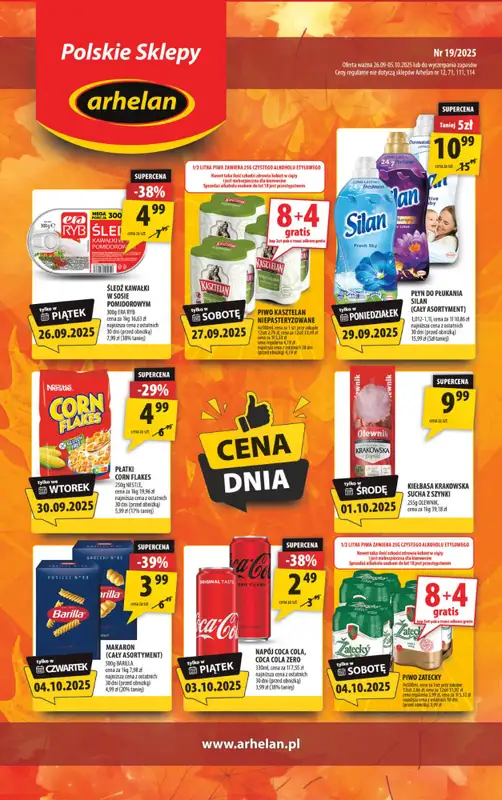 Arhelan - gazetka promocyjna Gazetka od piątku 26.09 do niedzieli 05.10