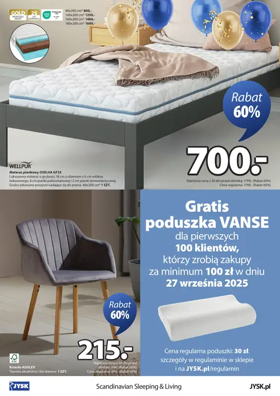 Jysk - gazetka promocyjna ELBLĄG: Wielkie Otwarcie JYSK! Już 27.09! od soboty 27.09 do soboty 04.10 - strona 2