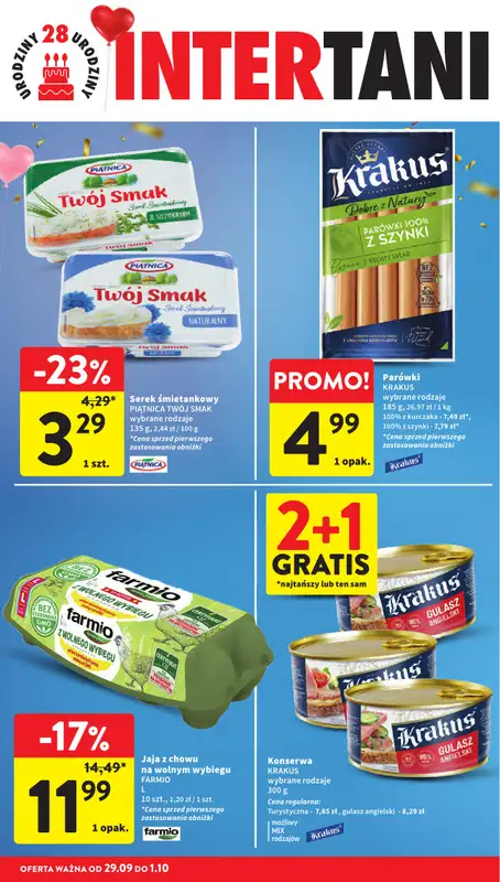 Intermarche - gazetka promocyjna Gazetka od czwartku 25.09 do środy 01.10 - strona 46