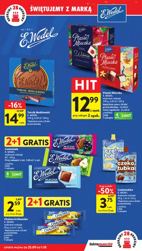 Intermarche - gazetka promocyjna Gazetka od czwartku 25.09 do środy 01.10 - strona 13