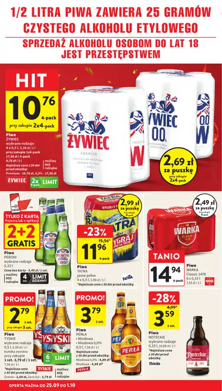 Intermarche - gazetka promocyjna Gazetka od czwartku 25.09 do środy 01.10 - strona 36