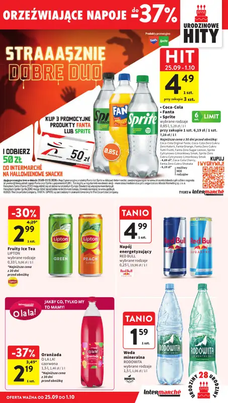Intermarche - gazetka promocyjna Gazetka od czwartku 25.09 do środy 01.10 - strona 37