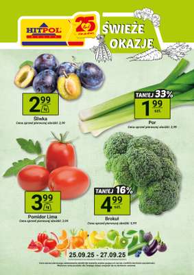 Hitpol - gazetka promocyjna Dary natury! od czwartku 25.09 do soboty 27.09