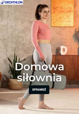 Decathlon - gazetka promocyjna Domowa siłownia od wtorku 23.09 