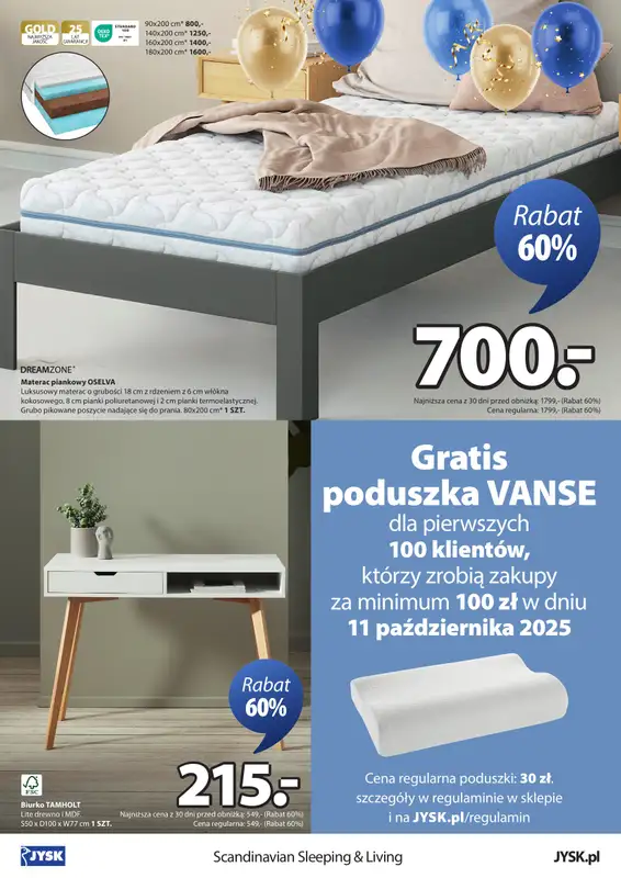 Jysk - gazetka promocyjna KRAKÓW: Wielkie Otwarcie JYSK! Już 11.10! od soboty 11.10 do soboty 18.10 - strona 2