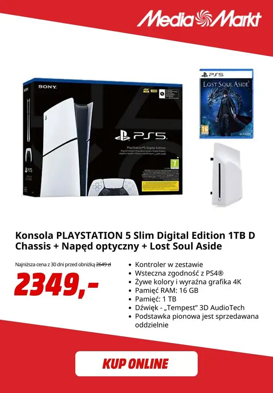 Media Markt - gazetka promocyjna Konsole PS5 do 280 zł taniej od wtorku 23.09 do poniedziałku 29.09 - strona 5