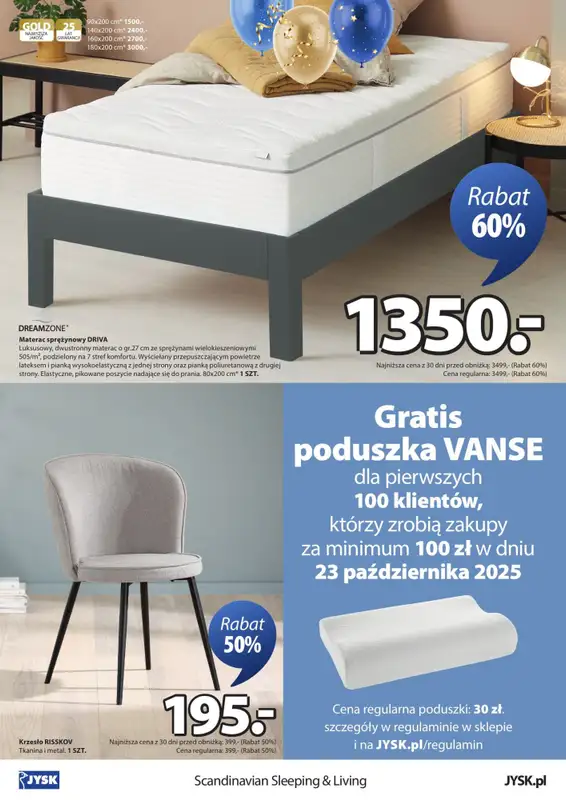 Jysk - gazetka promocyjna CHORZÓW: Wielkie Otwarcie JYSK! Już 23.10!   - strona 2