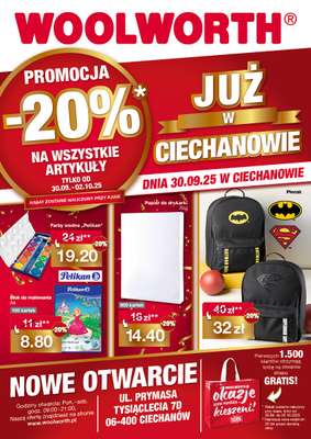 Woolworth - gazetka promocyjna WIELKIE OTWARCIE! CIECHANÓW, ul.Prymasa Tysiąclecia 7D od wtorku 30.09 do czwartku 02.10
