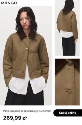 Mango - gazetka promocyjna Trencze i parki damskie od wtorku 23.09  - strona 2