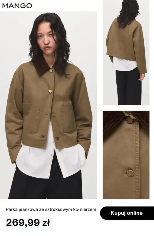 Mango - gazetka promocyjna Trencze i parki damskie od wtorku 23.09  - strona 2