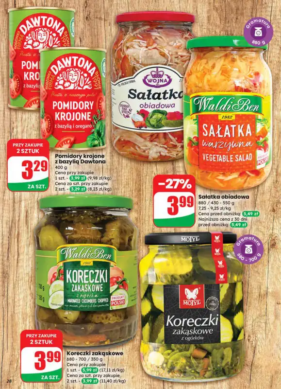 Dino - gazetka promocyjna Gazetka od środy 24.09 do wtorku 30.09 - strona 28