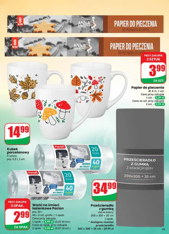 Dino - gazetka promocyjna Gazetka od środy 24.09 do wtorku 30.09 - strona 61