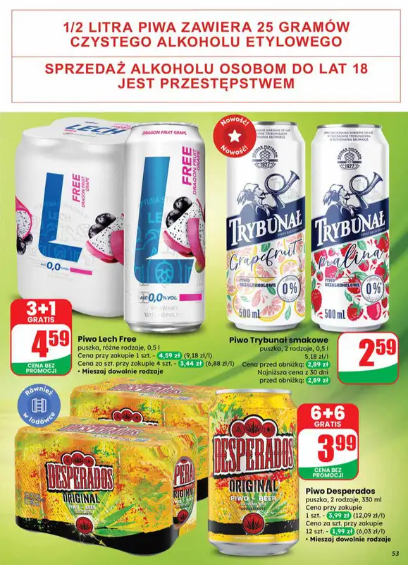 Dino - gazetka promocyjna Gazetka od środy 24.09 do wtorku 30.09 - strona 53