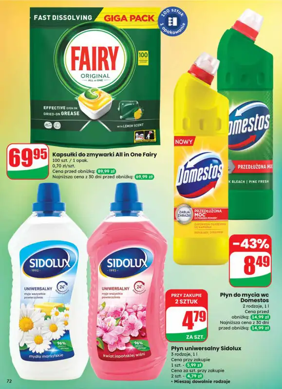 Dino - gazetka promocyjna Gazetka od środy 24.09 do wtorku 30.09 - strona 72