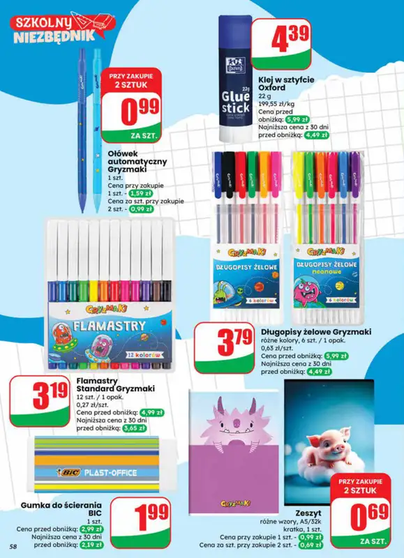 Dino - gazetka promocyjna Gazetka od środy 24.09 do wtorku 30.09 - strona 58