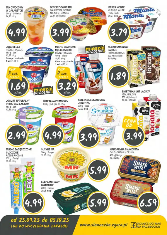 Słoneczko - gazetka promocyjna Gazetka od czwartku 25.09 do niedzieli 05.10 - strona 3