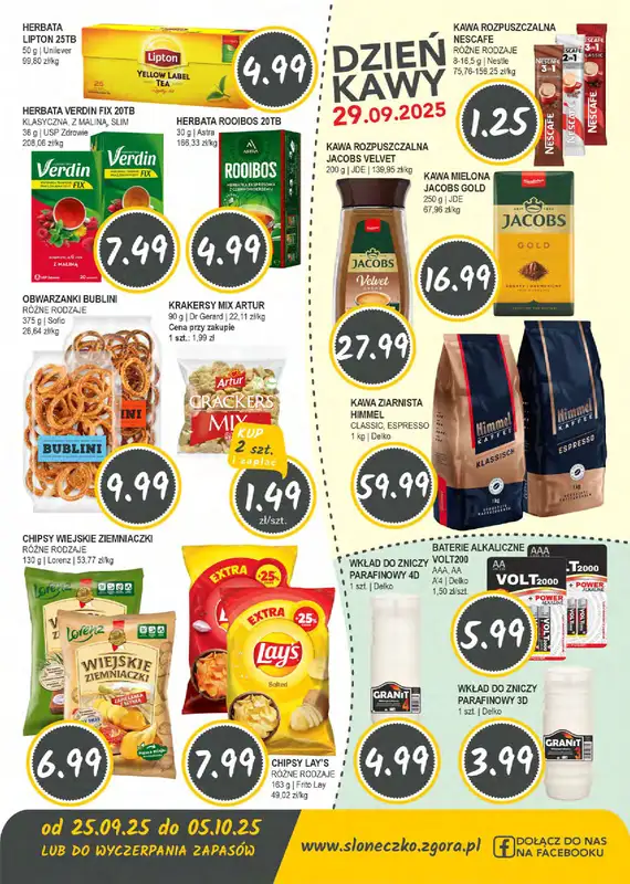 Słoneczko - gazetka promocyjna Gazetka od czwartku 25.09 do niedzieli 05.10 - strona 9