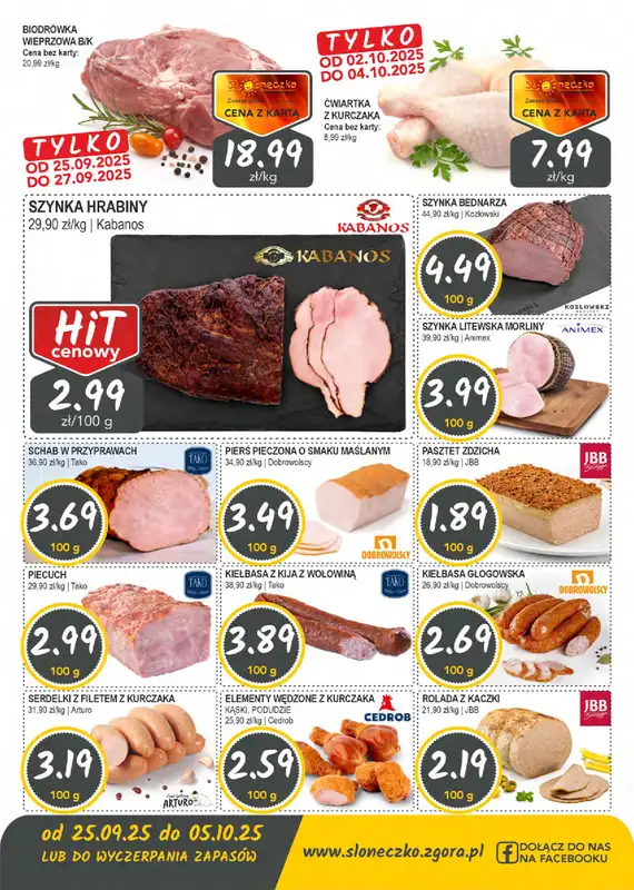 Słoneczko - gazetka promocyjna Gazetka od czwartku 25.09 do niedzieli 05.10 - strona 2