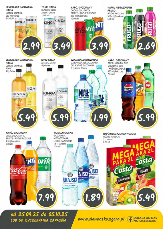 Słoneczko - gazetka promocyjna Gazetka od czwartku 25.09 do niedzieli 05.10 - strona 9