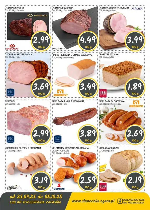 Słoneczko - gazetka promocyjna Gazetka od czwartku 25.09 do niedzieli 05.10 - strona 2