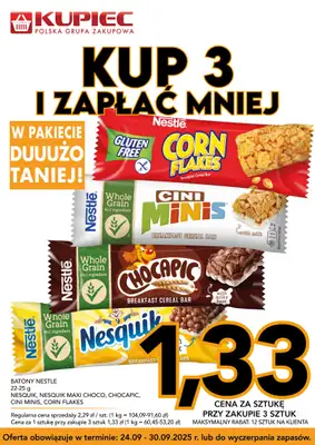 Kupiec - gazetka promocyjna Promopaki od środy 24.09 do wtorku 30.09 - strona 10