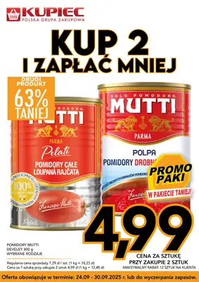 Kupiec - gazetka promocyjna Promopaki od środy 24.09 do wtorku 30.09 - strona 9