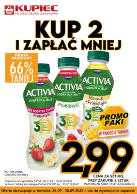 Kupiec - gazetka promocyjna Promopaki od środy 24.09 do wtorku 30.09 - strona 4