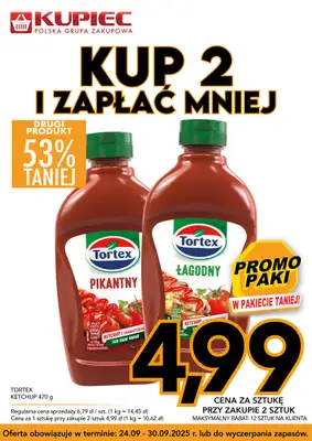 Kupiec - gazetka promocyjna Promopaki od środy 24.09 do wtorku 30.09 - strona 13