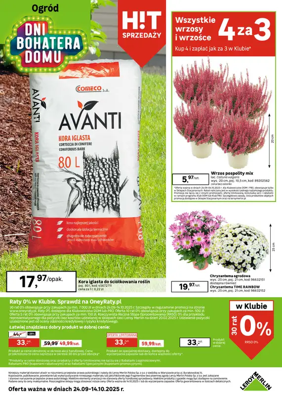 Leroy Merlin - gazetka promocyjna Gazetka od środy 24.09 do wtorku 14.10 - strona 24