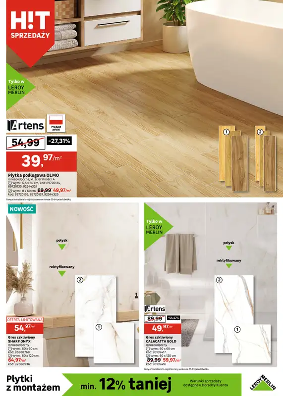 Leroy Merlin - gazetka promocyjna Gazetka od środy 24.09 do wtorku 14.10 - strona 7