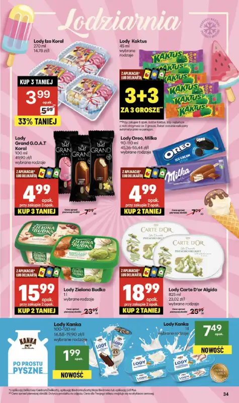 Delikatesy Centrum - gazetka promocyjna Gazetka  do środy 01.10 - strona 34