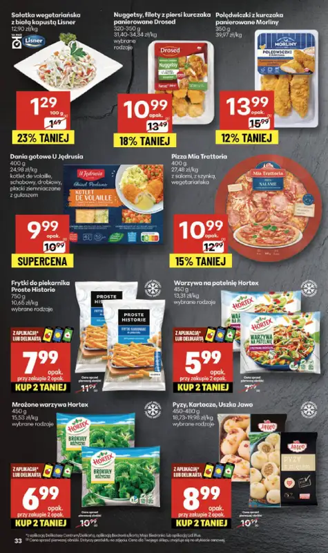 Delikatesy Centrum - gazetka promocyjna Gazetka  do środy 01.10 - strona 33