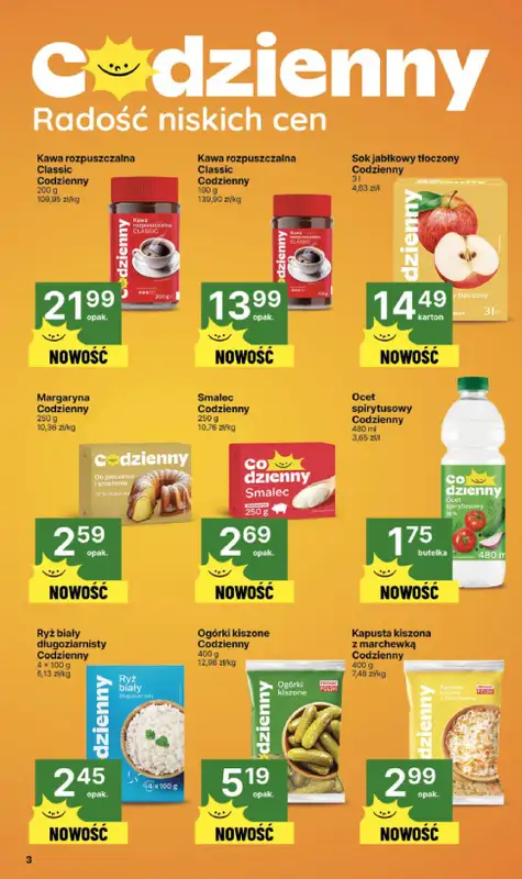 Delikatesy Centrum - gazetka promocyjna Gazetka  do środy 01.10 - strona 3