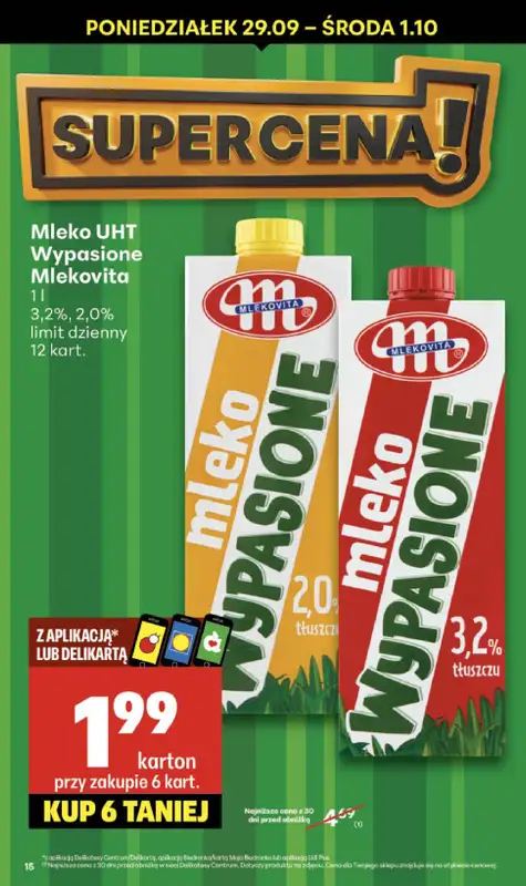 Delikatesy Centrum - gazetka promocyjna Gazetka  do środy 01.10 - strona 15