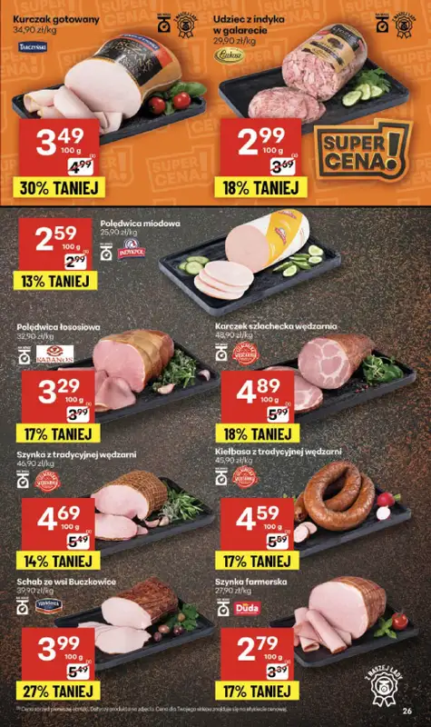 Delikatesy Centrum - gazetka promocyjna Gazetka  do środy 01.10 - strona 26