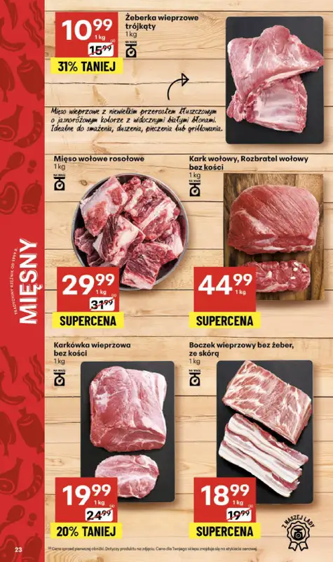 Delikatesy Centrum - gazetka promocyjna Gazetka  do środy 01.10 - strona 23