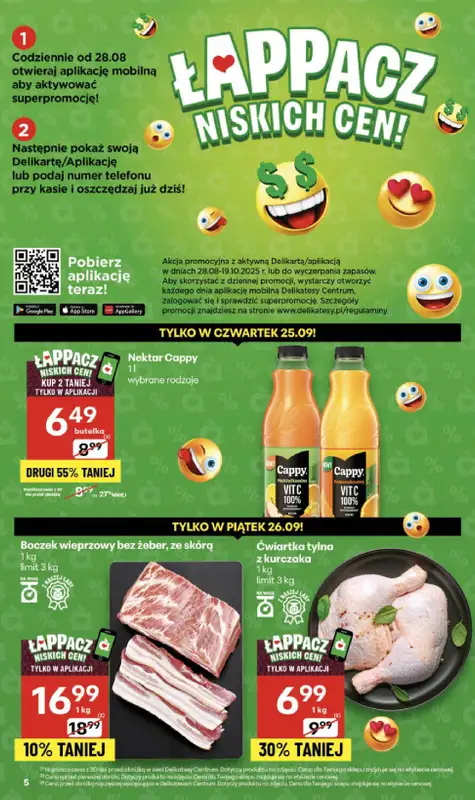 Delikatesy Centrum - gazetka promocyjna Gazetka  do środy 01.10 - strona 5