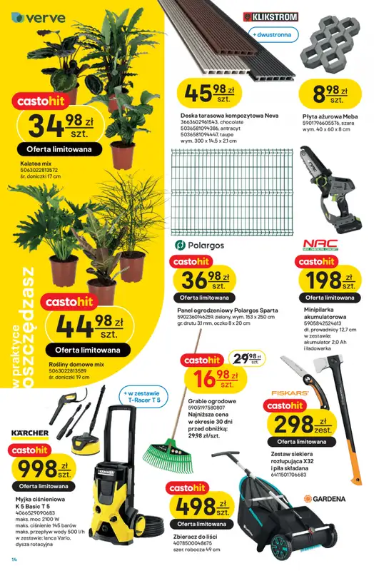Castorama - gazetka promocyjna Gazetka od środy 24.09 do wtorku 07.10 - strona 14