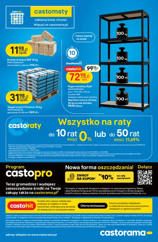 Castorama - gazetka promocyjna Gazetka od środy 24.09 do wtorku 07.10 - strona 22