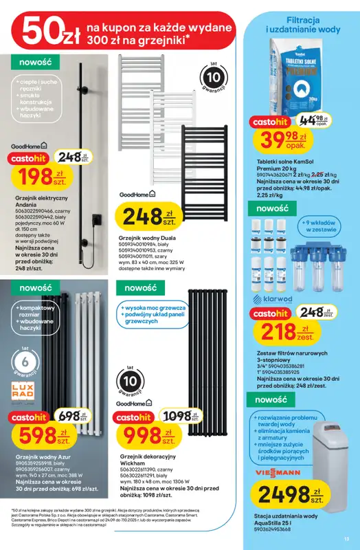 Castorama - gazetka promocyjna Gazetka od środy 24.09 do wtorku 07.10 - strona 13