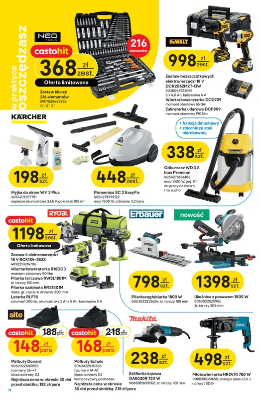 Castorama - gazetka promocyjna Gazetka od środy 24.09 do wtorku 07.10 - strona 12