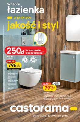 Castorama - gazetka promocyjna Gazetka od środy 24.09 do wtorku 07.10