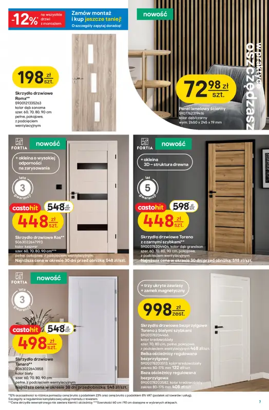 Castorama - gazetka promocyjna Gazetka od środy 24.09 do wtorku 07.10 - strona 7
