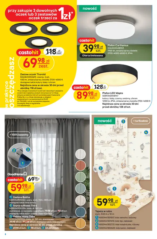 Castorama - gazetka promocyjna Gazetka od środy 24.09 do wtorku 07.10 - strona 8