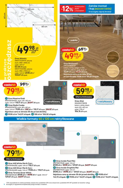Castorama - gazetka promocyjna Gazetka od środy 24.09 do wtorku 07.10 - strona 4