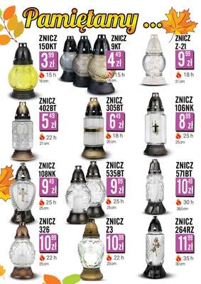 Prim Market - gazetka promocyjna Znicze od środy 24.09 do soboty 01.11