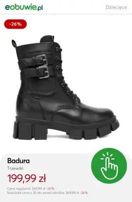 eobuwie.pl - gazetka promocyjna Trzewiki dziecięce do -30% od środy 24.09  - strona 6