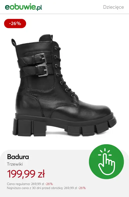 eobuwie.pl - gazetka promocyjna Trzewiki dziecięce do -30% od środy 24.09  - strona 6